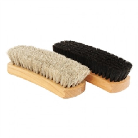 Professional 8.25" Shoe Shine Brushes - 1 Pair